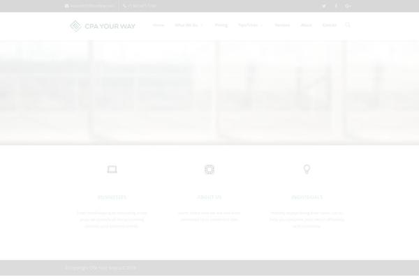 WordPress website example screenshot