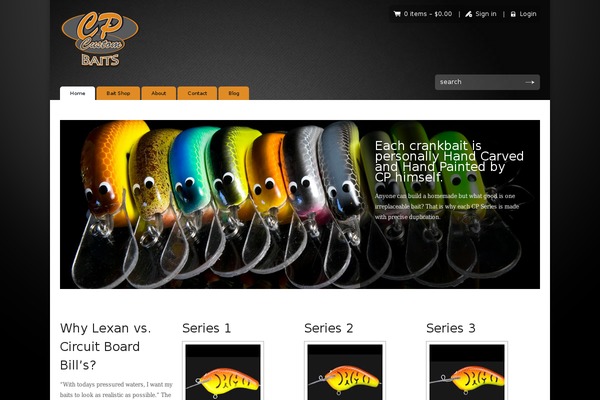 cpbaits.com site used Sommerce