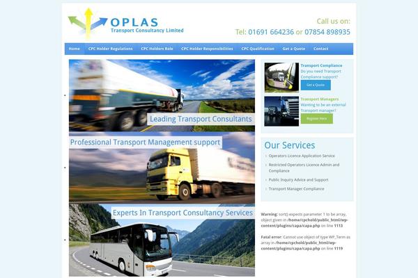 cpcholder.com site used Oplasmaster