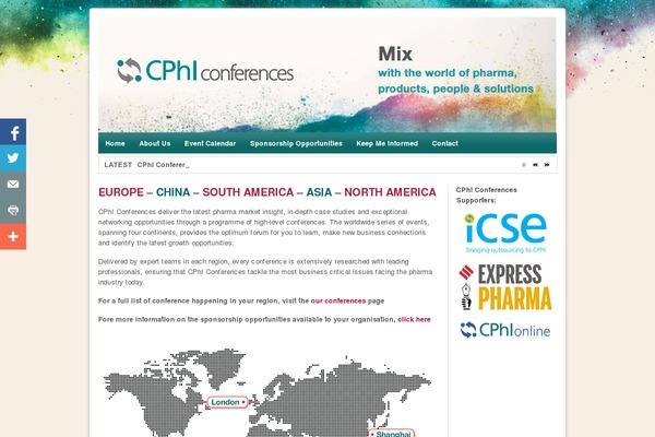 cphiconferences.com site used Conference-websites