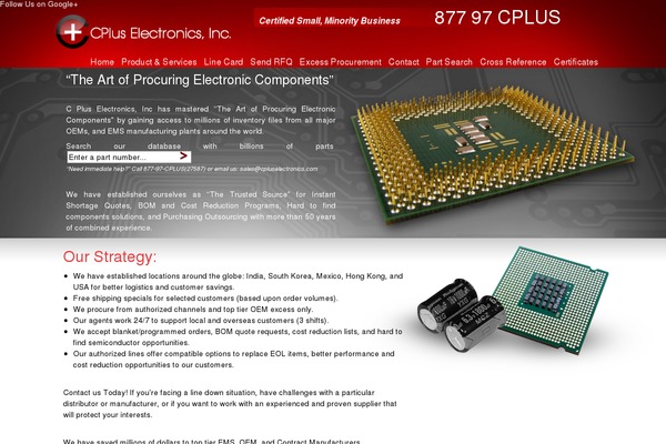 cpluselectronics.com site used Cplus