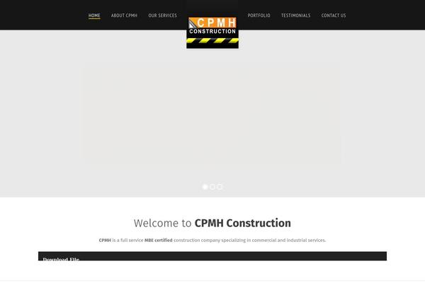 Renovation theme site design template sample