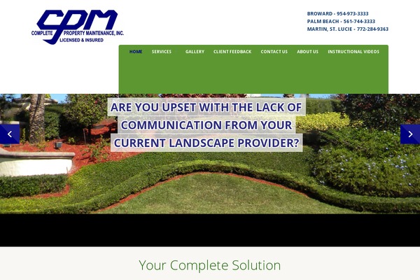 WordPress website example screenshot