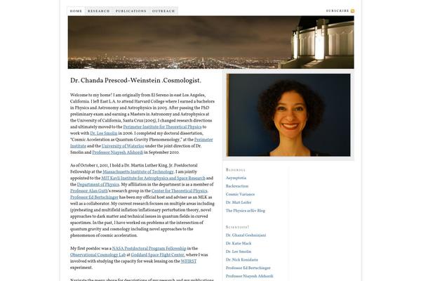 WordPress website example screenshot