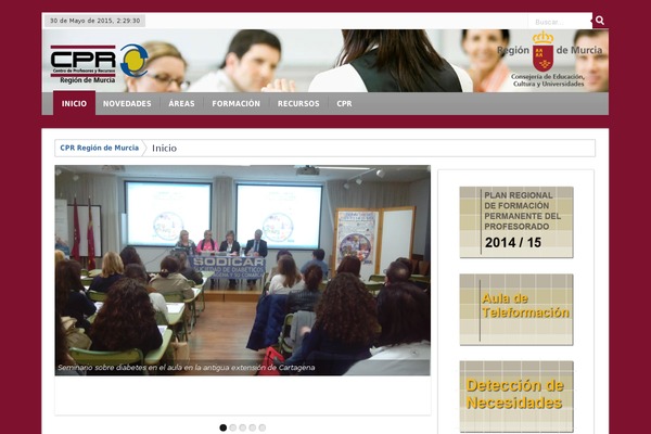 WordPress website example screenshot