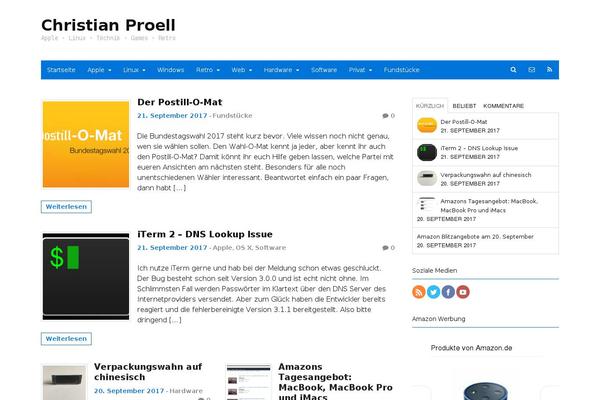 WordPress website example screenshot