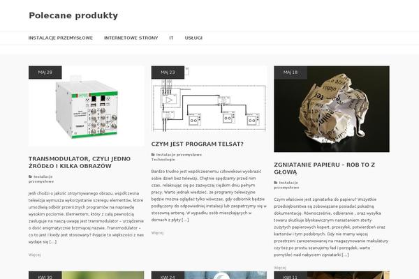 News-portal-pro theme site design template sample