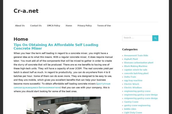 WordPress website example screenshot