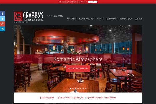 crabbysseafood.com site used Wp_resto5-v1.0