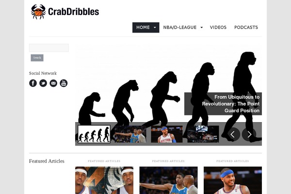crabdribbles.com site used Pulse