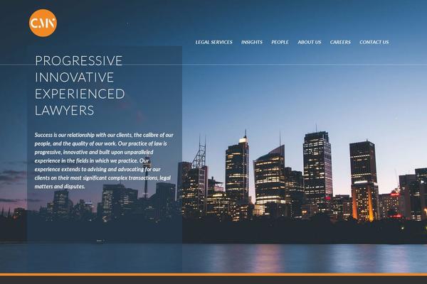 WordPress website example screenshot