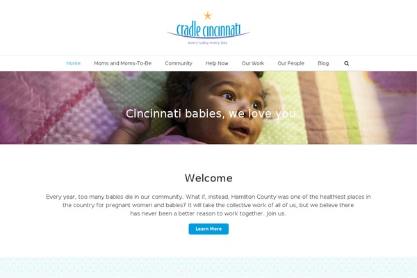 cradlecincinnati.org site used Cradle