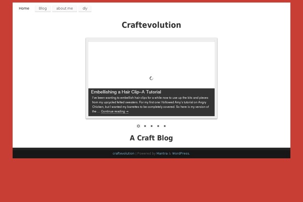 WordPress website example screenshot
