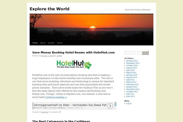 WordPress website example screenshot