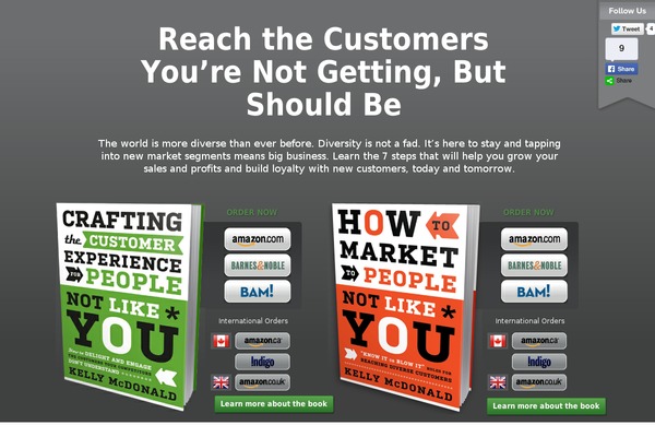 craftingthecustomerexperienceforpeoplenotlikeyou.com site used Mcdonald-book