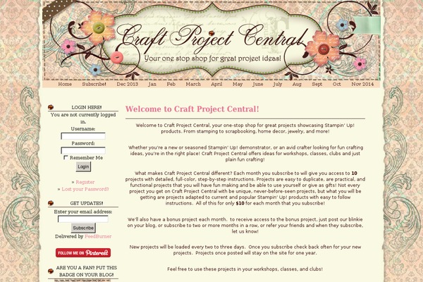 craftprojectcentral.com site used Corpblack