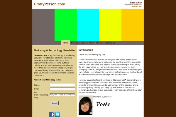 craftyperson.com site used Flexxcanvas-arial