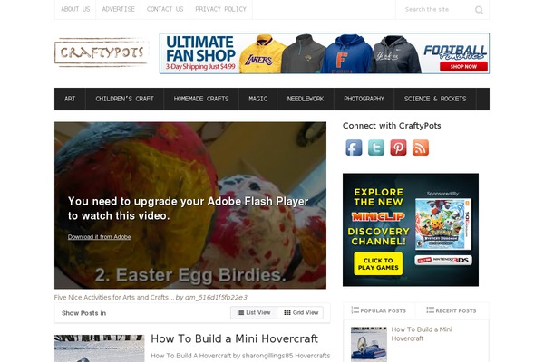 Splash theme site design template sample