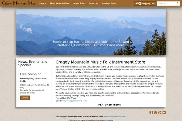 craggymtnmusic.com site used Craggy
