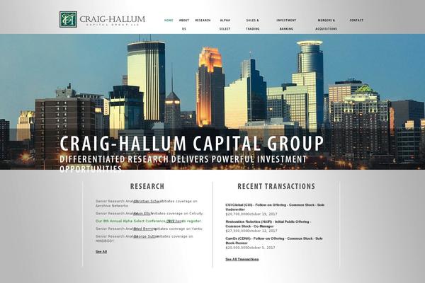 craig-hallum.com site used Craighallum