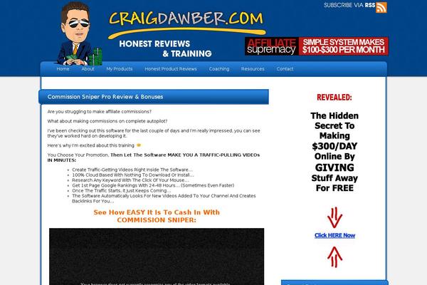 craigdawber.com site used Craigdawber