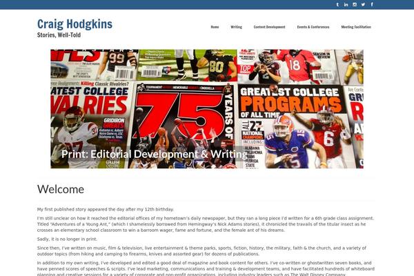 Virtue theme site design template sample