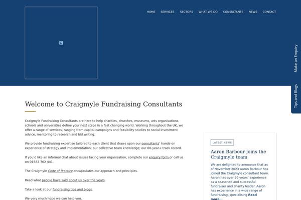 craigmyle.org.uk site used Craigmyle