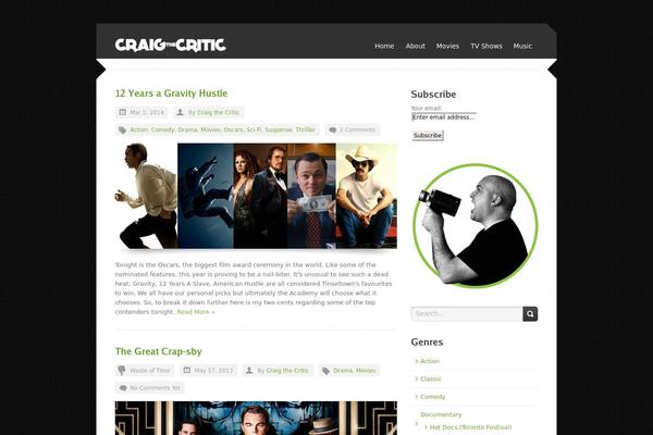 craigthecritic.com site used CircloSquero