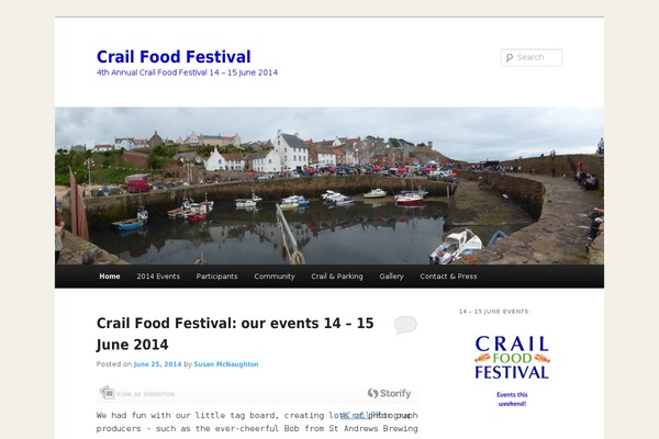WordPress website example screenshot