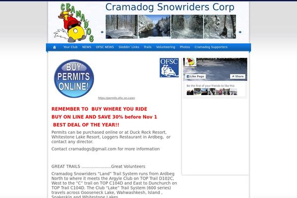 cramadog.com site used Bearthemelightblue