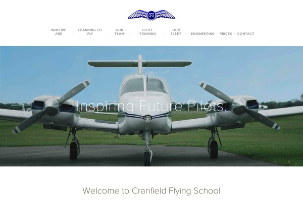 cranfieldflyingschool.com site used Snips