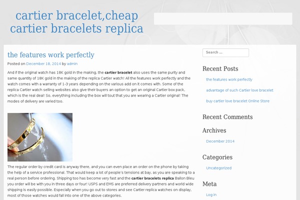 WordPress website example screenshot