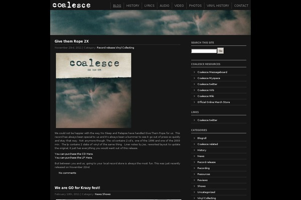 WordPress website example screenshot