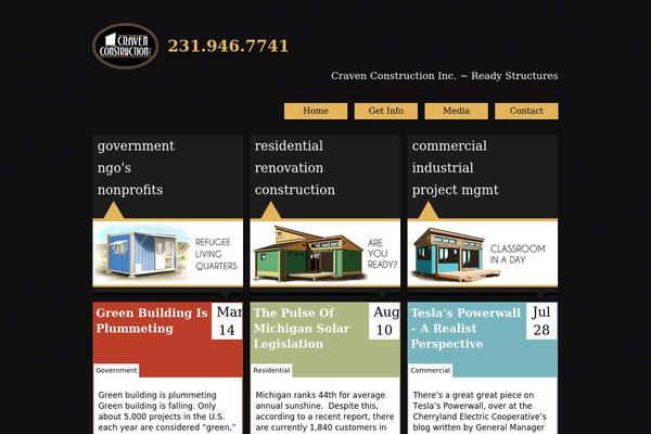 CravenConstruction theme websites examples