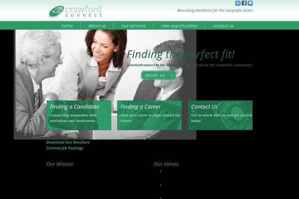 Crawford theme site design template sample