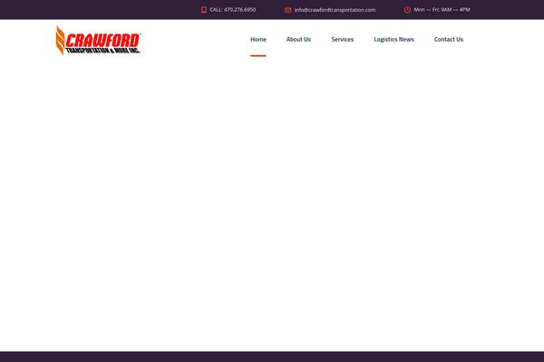 Transcargo-child theme site design template sample