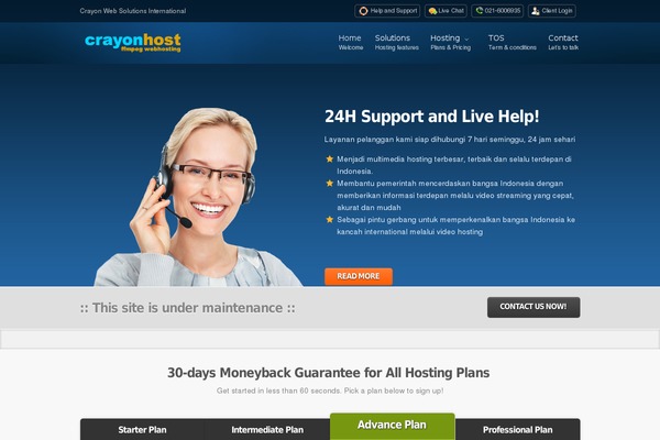crayonhost.net site used Crayonhost