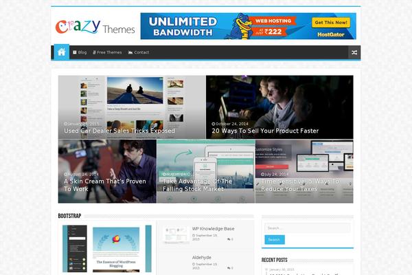 crazy-themes.com site used Lucky