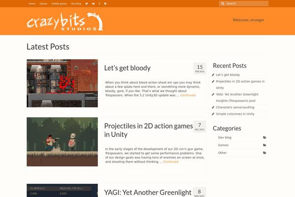 Virtue theme site design template sample
