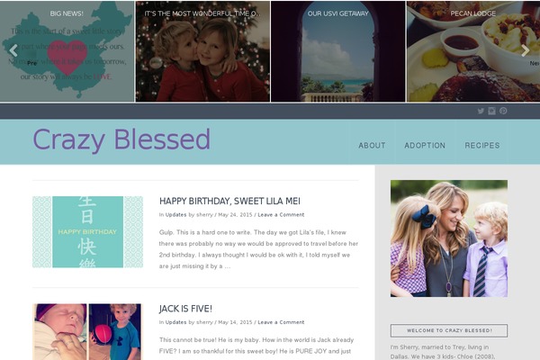 WordPress website example screenshot