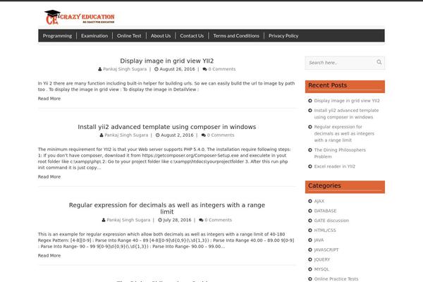WP Macchiato theme site design template sample
