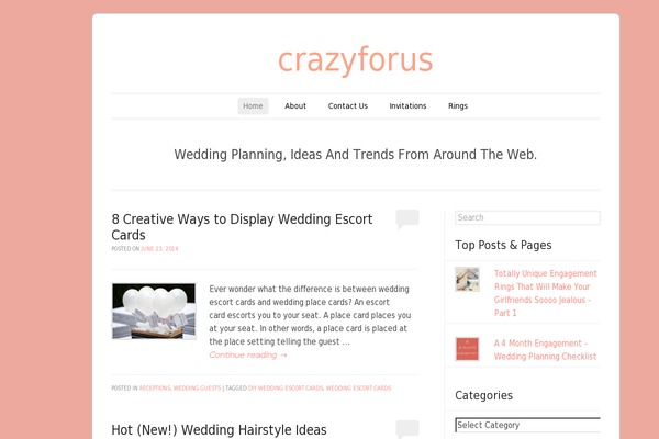 crazyforus.com site used Prettycreative