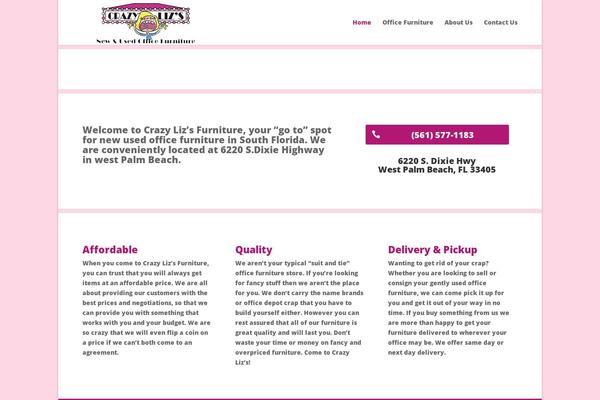 WordPress website example screenshot