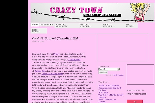 WordPress website example screenshot