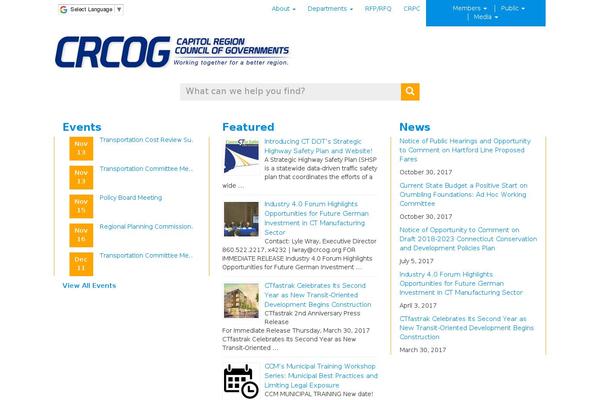 crcog.org site used Crcog