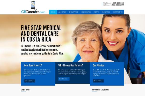 MediCenter theme site design template sample