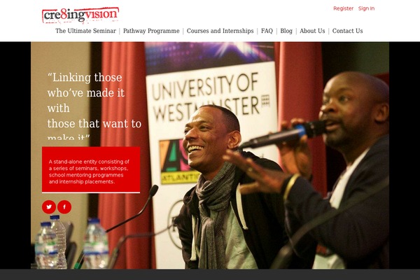 cre8ingvision.com site used Creatingvision