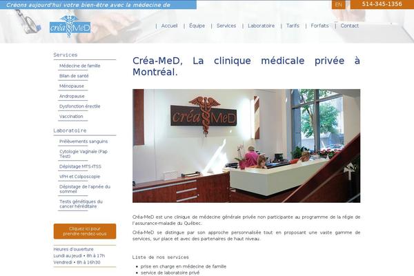 crea-med.ca site used Crea-med