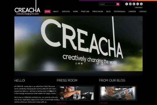 creacha.co.za site used Creacha