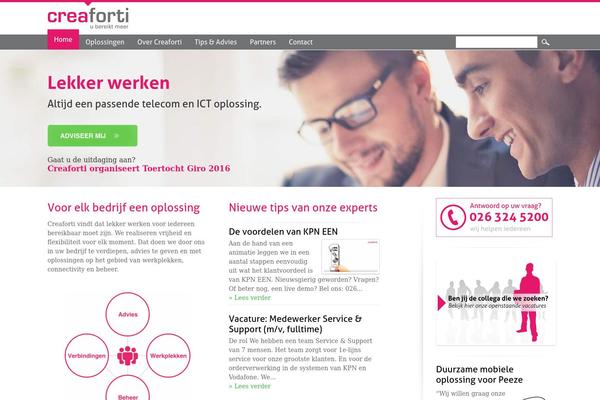 creaforti.nl site used Creaforti